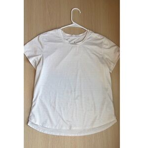Tuff Athletics White Short Sleeve Athletic Tee